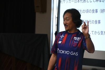 食育講話の様子の写真