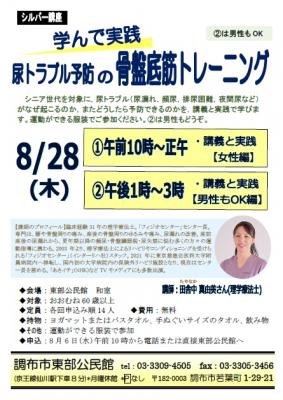 骨盤底筋トレーニングの画像