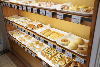 ピアンの商品棚の写真