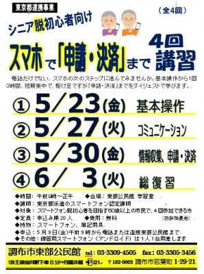 都スマホ講習チラシ