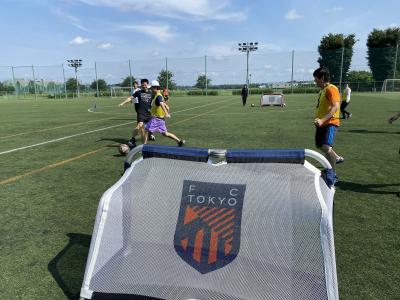 試合中の画像