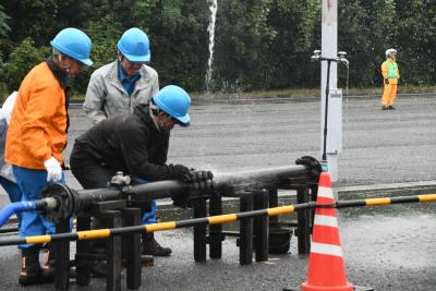 水道管復旧の写真