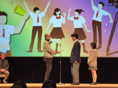 優秀作品賞授与の様子