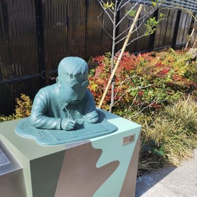 水木しげるさんの銅像写真