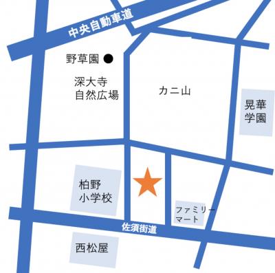 会場周辺の地図