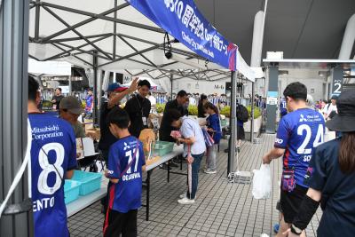 抽選会ブースの様子の写真