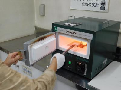 七宝焼窯焼きの写真