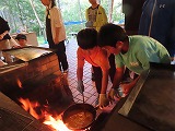 3日目の朝のご飯作りの様子