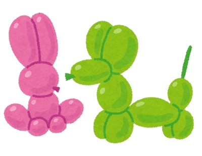 バルーンアートのイラスト
