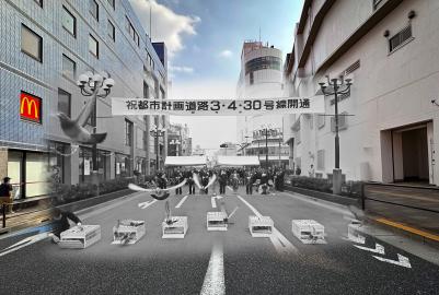 電通大通り(1995年×2025年)