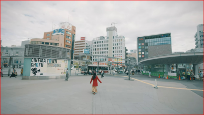 ドラマシーンを切り取った(調布駅前)画像