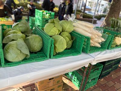 野菜販売の様子