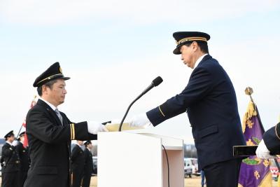 表彰状授与の写真