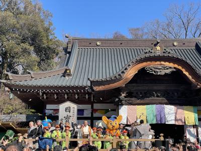 深大寺節分会の様子