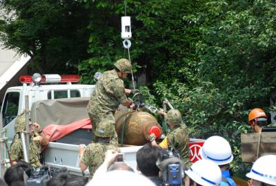 不発弾の処理(国領町)3