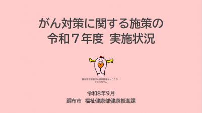 令和7年度実施状況報告書の表紙