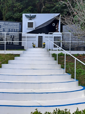 対馬丸記念館の碑の写真