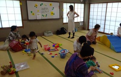 赤ちゃんるーむの昨年の様子
