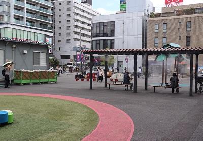 2022年の調布駅前広場の写真