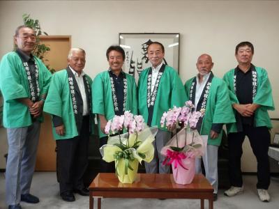 市長表敬訪問の写真