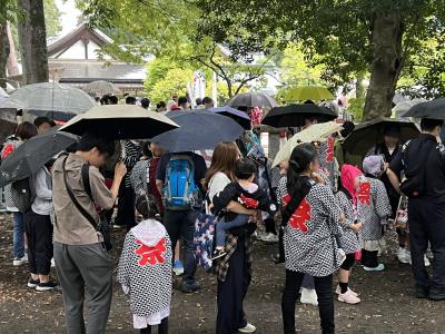 みたまうつしを見守る皆さんの写真