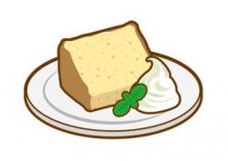 シフォンケーキのイラスト