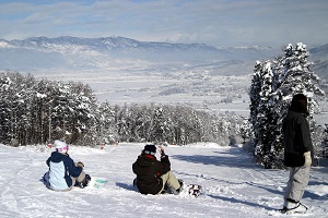 木島平スキー場の景色の写真