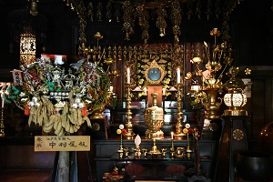 護摩祈願を実施する場所の写真