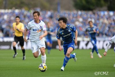 相馬選手のプレー中写真