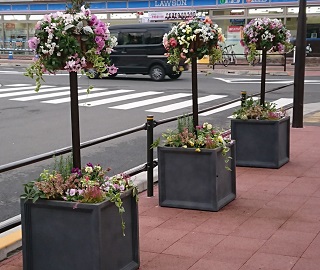 飛田給駅前の写真