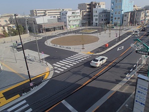 布田駅前広場の写真