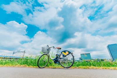 多摩川サイクリングロードの写真