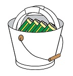 有害ゴミのイラスト