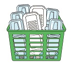 ペットボトルゴミのイラスト